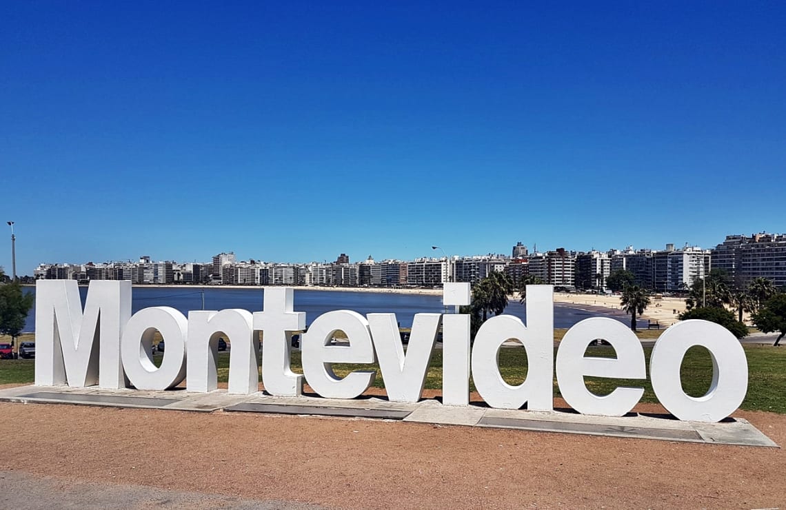 Montevideo, Uruguay city landscape